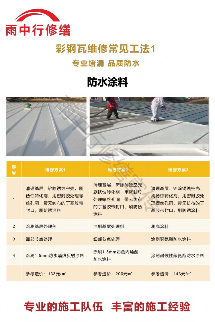 白茅湖农场彩钢瓦屋面翻新